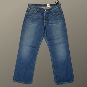 LUCKY BRAND Men’s Boot Cut Zip Fly Mechanic Dark Wash Jeans | NWT | Size US36x30